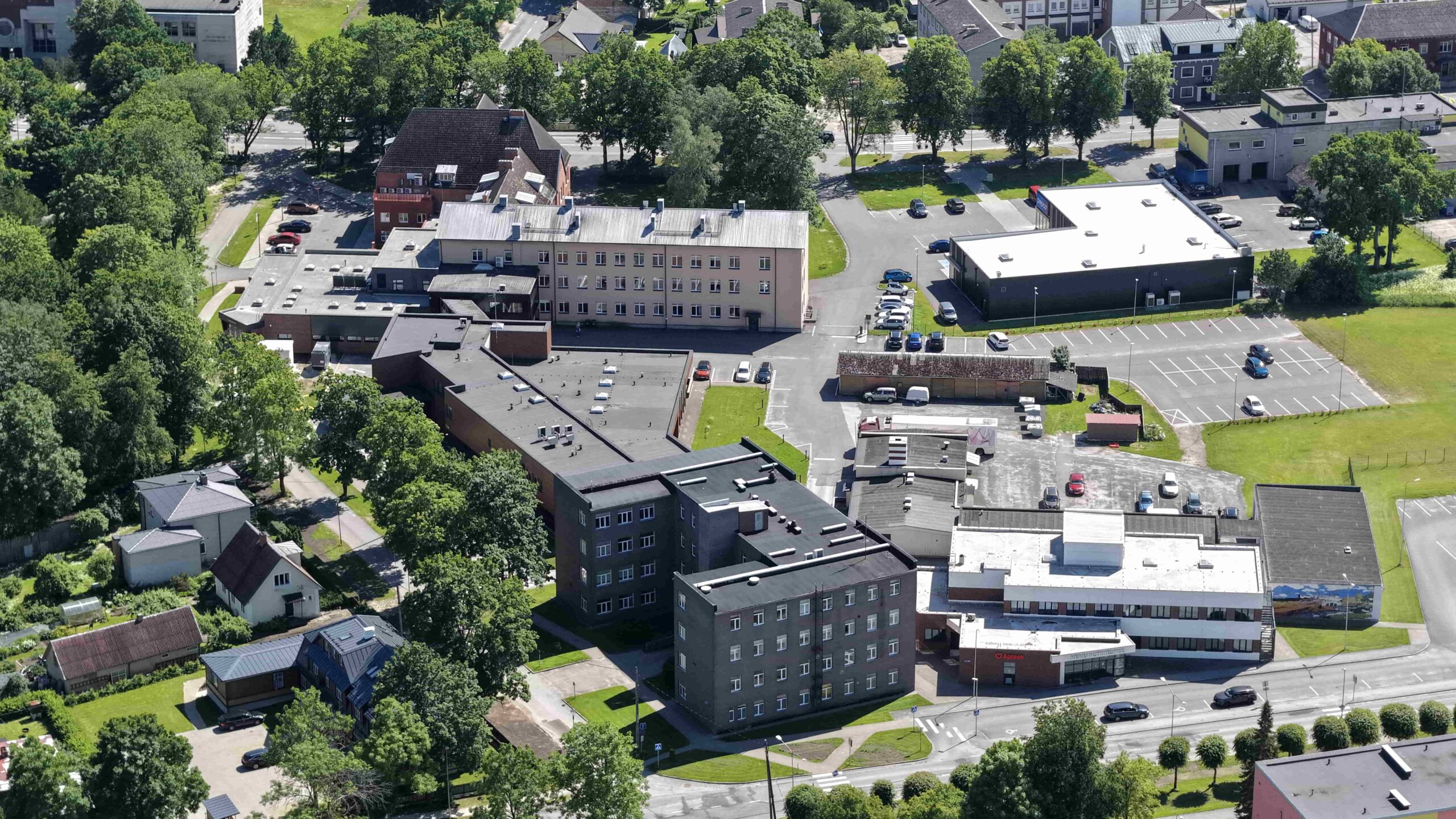 Järvamaa Haigla drooni vaates